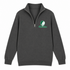 Manhattan Stealie Premium Unisex Quarter-Zip — Design: Manhattan College — Charcoal