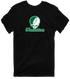 Manhattan Stealie Premium Unisex T-Shirt — Design: Manhattan College — Black