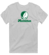 Manhattan Stealie Premium Unisex T-Shirt — Design: Manhattan College — Sport Grey