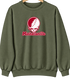Manhattanville Stealie Premium Unisex Crewneck — Design: Manhattanville College — Military Green