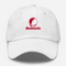 Manhattanville Stealie Premium Unisex Dad Hat — Design: Manhattanville College — White