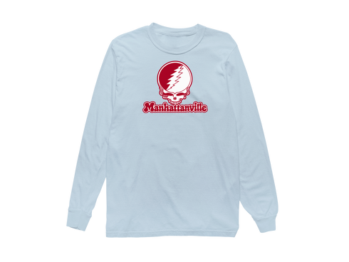 Manhattanville Stealie Premium Unisex Long-Sleeve — Design: Manhattanville College — Chambray