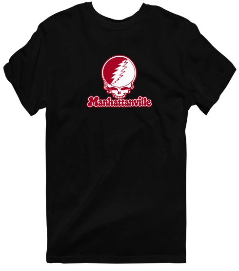 Manhattanville Stealie Premium Unisex T-Shirt — Design: Manhattanville College — Black