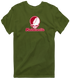 Manhattanville Stealie Premium Unisex T-Shirt — Design: Manhattanville College — Military Green