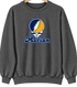 Marian Stealie Premium Unisex Crewneck — Design: Marian University — Dark Heather