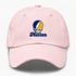 Marian Stealie Premium Unisex Dad Hat — Design: Marian University — Pink