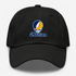 Marian Stealie Premium Unisex Dad Hat — Design: Marian University — Black