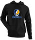 Marian Stealie Premium Unisex Hoodie — Design: Marian University — Black