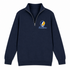 Marian Stealie Premium Unisex Quarter-Zip — Design: Marian University — Navy