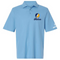 Marian Stealie Premium Unisex Polo — Design: Marian University — Blue