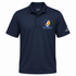 Marian Stealie Premium Unisex Polo — Design: Marian University — Navy