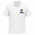 Marian Stealie Premium Unisex Polo — Design: Marian University — White