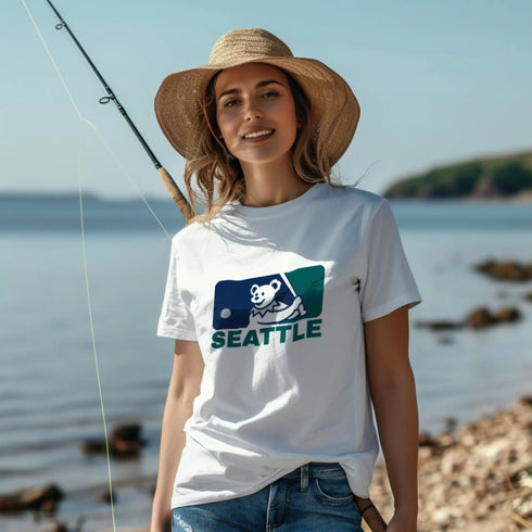 Grateful Dead - Seattle Mariners MLB Logo T-Shirt - StealieShop