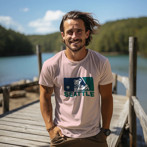 Grateful Dead - Seattle Mariners MLB Logo T-Shirt - StealieShop