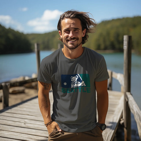 Grateful Dead - Seattle Mariners MLB Logo T-Shirt - StealieShop