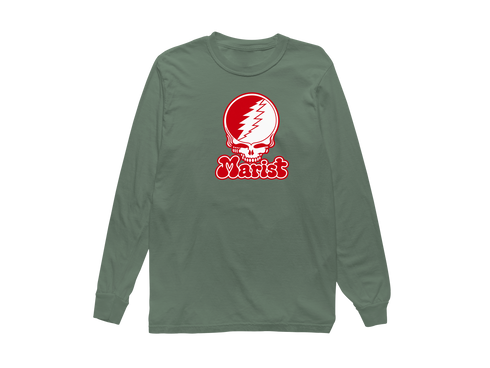 Marist Stealie Premium Unisex Long-Sleeve — Design: Marist University — Light Green