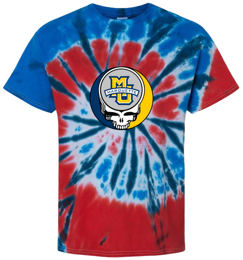 Marquette University Stealie Tie-Dye T-Shirt