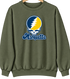 Marquette Stealie Premium Unisex Crewneck — Design: Marquette University — Military Green