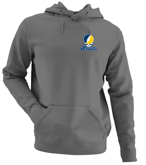 Marquette Stealie Premium Unisex Hoodie — Design: Marquette University — Charcoal