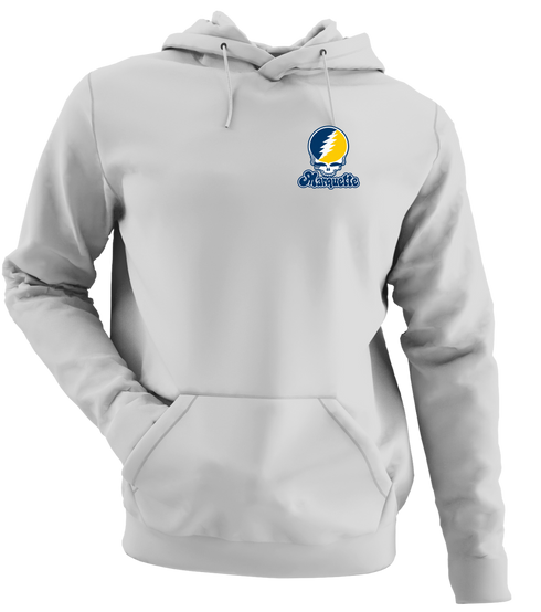 Marquette Stealie Premium Unisex Hoodie — Design: Marquette University — Sport Grey
