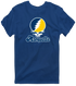 Marquette Stealie Premium Unisex T-Shirt — Design: Marquette University — Navy