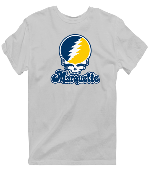 Marquette Stealie Premium Unisex T-Shirt — Design: Marquette University — Sport Grey