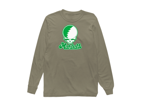 Marshall Stealie Premium Unisex Long-Sleeve — Design: Marshall University — Sandstone