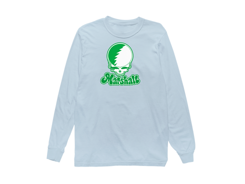Marshall Stealie Premium Unisex Long-Sleeve — Design: Marshall University — Chambray