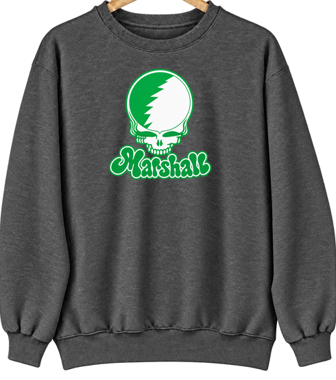 Marshall Stealie Premium Unisex Crewneck — Dark Heather