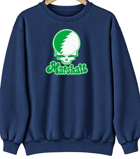 Marshall Stealie Premium Unisex Crewneck — Navy