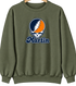 Martin Stealie Premium Unisex Crewneck — Design: Tennessee at Martin University of — Military Green