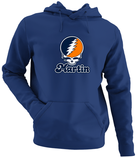 Martin Stealie Premium Unisex Hoodie — Design: Tennessee at Martin University of — Navy