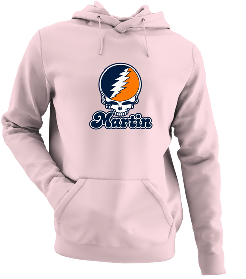 Martin Stealie Premium Unisex Hoodie — Design: Tennessee at Martin University of — Light Pink