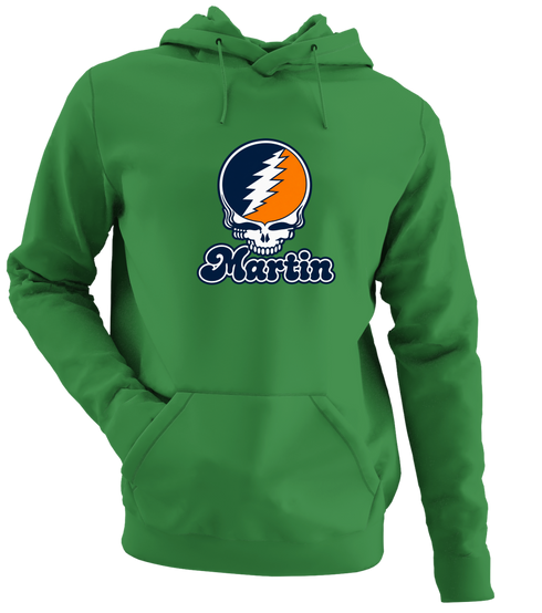 Martin Stealie Premium Unisex Hoodie — Design: Tennessee at Martin University of — Irish Green