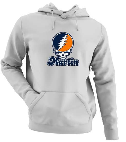 Martin Stealie Premium Unisex Hoodie — Design: Tennessee at Martin University of — Sport Grey