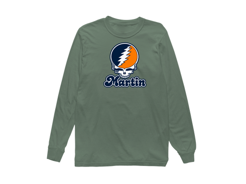 Martin Stealie Premium Unisex Long-Sleeve — Design: Tennessee at Martin University of — Light Green
