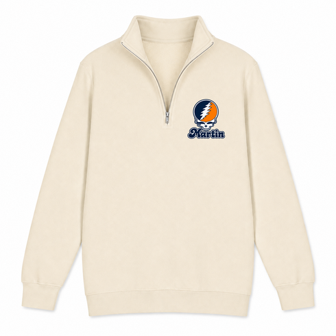 Martin Stealie Premium Unisex Quarter-Zip — Design: Tennessee at Martin University of — Sand