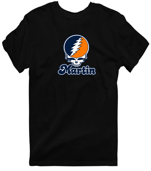 Martin Stealie Premium Unisex T-Shirt — Design: Tennessee at Martin University of — Black