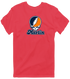 Martin Stealie Premium Unisex T-Shirt — Design: Tennessee at Martin University of — Heather Red