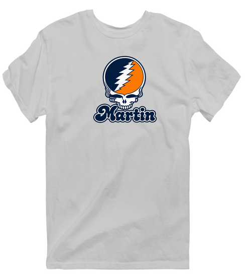 Martin Stealie Premium Unisex T-Shirt — Design: Tennessee at Martin University of — Sport Grey