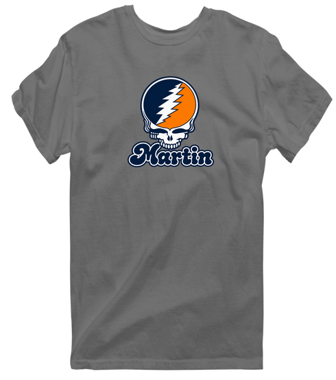 Martin Stealie Premium Unisex T-Shirt — Design: Tennessee at Martin University of — Charcoal