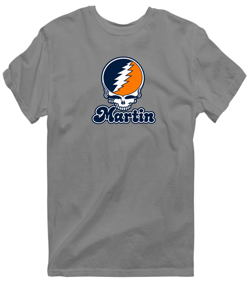 Martin Stealie Premium Unisex T-Shirt — Design: Tennessee at Martin University of — Dark Heather