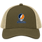 Martin Stealie Premium Unisex Trucker Cap — Design: Tennessee at Martin University of — Moss/Khaki