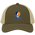 Martin Stealie Premium Unisex Trucker Cap — Design: Tennessee at Martin University of — Moss/Khaki