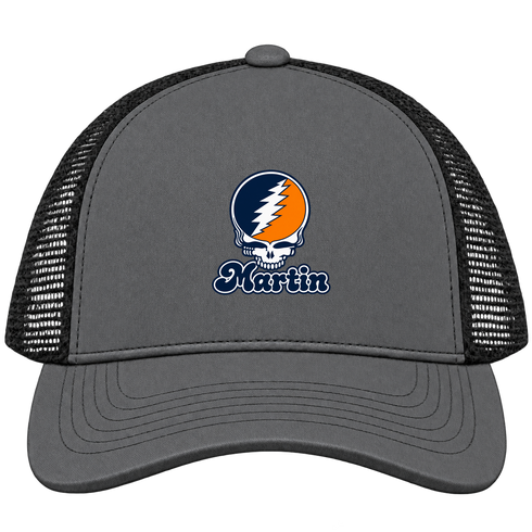 Martin Stealie Premium Unisex Trucker Cap — Design: Tennessee at Martin University of — Charcoal/Black