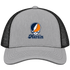 Martin Stealie Premium Unisex Trucker Cap — Design: Tennessee at Martin University of — Heather Grey/Black