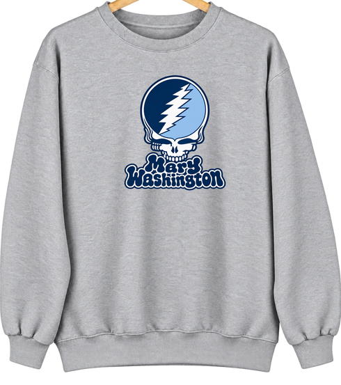 Mary Washington Stealie Premium Unisex Crewneck — Design: Mary Washington University — Sport Grey