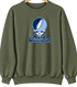 Mary Washington Stealie Premium Unisex Crewneck — Design: Mary Washington University — Military Green