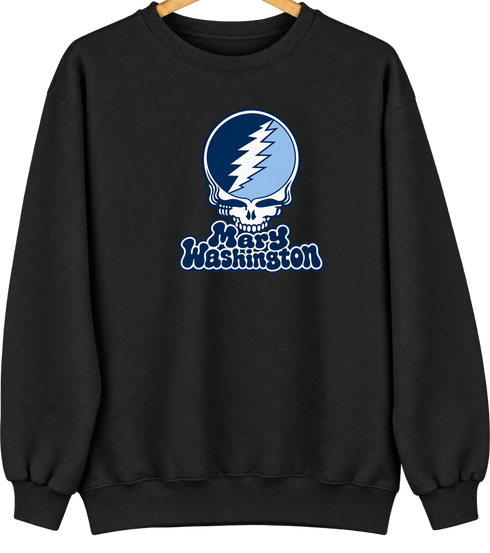 Mary Washington Stealie Premium Unisex Crewneck — Design: Mary Washington University — Black