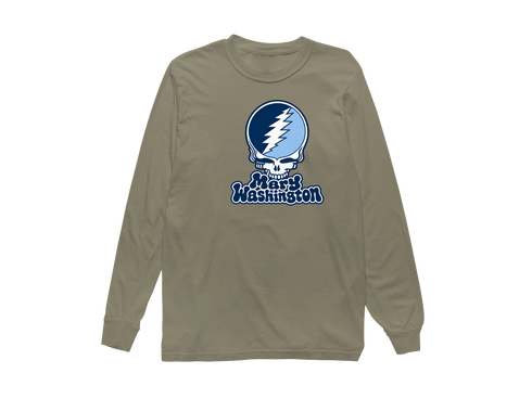 Mary Washington Stealie Premium Unisex Long-Sleeve — Design: Mary Washington University — Sandstone